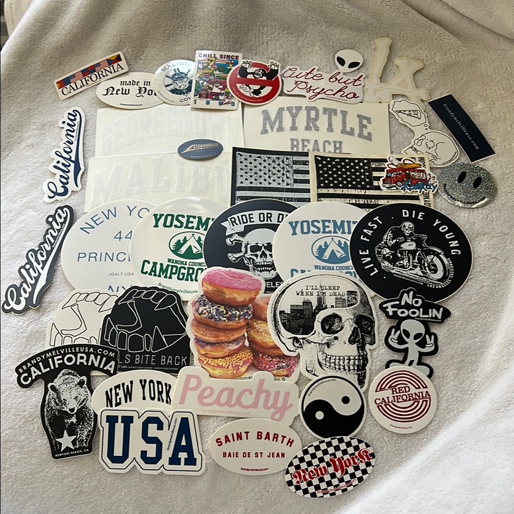 Brandy Melville Stickers (38 pcs)